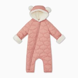 Mori Recycled Waterproof Quilted Pramsuit
Blush